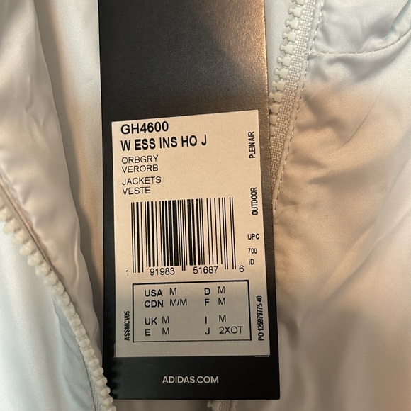 Woman’s Adidas Insulated Hoodie Jacket - Picture 2 of 3